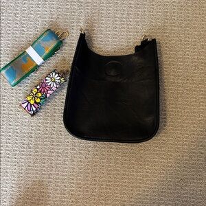 Ahdorned Messenger Bag with Two crossbody Straps